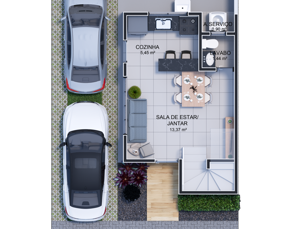 layout terreo caramuru